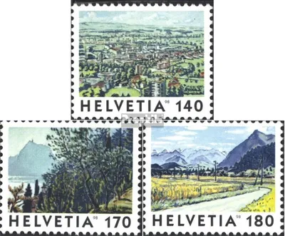 Produktbild von Briefmarken Schweiz 1998 Mi 1655-1657 (kompl.Ausg.) postfrisch Bilder der Schweiz