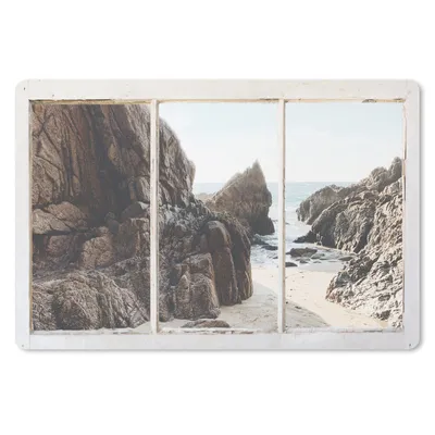 Produktbild von MuchoWow® Mauspad Mousepad Aussicht - Strand - Meer 27x18 cm - Mousepads - Maus Mat - Pad - Mausunterlage - Büroartikel - Desk Matten