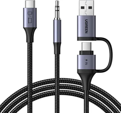 Zdjęcie produktu dla Karta Dźwiękowa Ugreen Cm772, Usb-C Do 3.5Mm + Usb-C/A