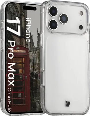 Produktbild von Bizon Case Halo Hülle für Apple iPhone 17 Pro Max transparent
