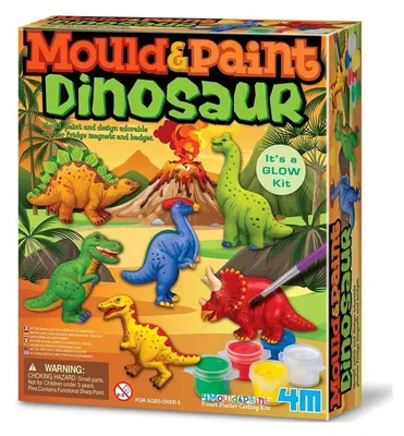 Produktbild von 4M Mould & Paint Dinosaurier Dinosaurierfiguren Gießen 68381