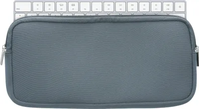 Produktbild von kwmobile Tastatur-Hülle kompatibel mit Apple Magic Keyboard - Neopren Schutzhülle Case Tasche für Tastatur - Neoprentasche für Keyboard - Blaugrau