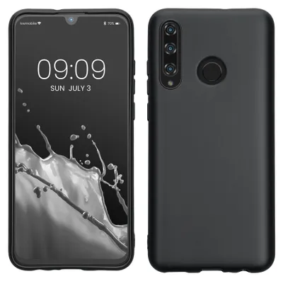 Produktbild von kwmobile Handyhülle für HONOR 20 Lite Hülle - Silikon Case metallisch schimmernd - Schutzhülle Cover - Metallic Grau