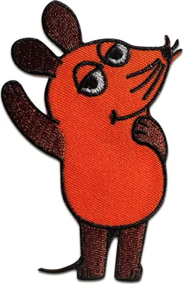 Obrázek produktu pro Maus Sendung Mit Der Maus Kinder - Záplata, nažehlovací záplata, nažehlovací nášivka, nášivky, záplaty, k nažehlení, velikost: 9 x 5,5 cm