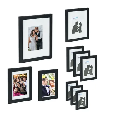 Obrázok produktu pre Sada 10 rámov na fotografie RD26980, čierna