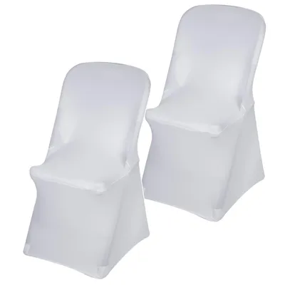 Immagine prodotto di 2 coprisedie per sedie da catering, bianco GreenBlue, 88 x 50 x 45 cm, Spandex GB374