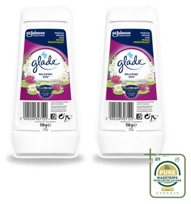 Obrázek produktu pro 2 x osvěžovač vzduchu Glade Relaxing Zen, gel, 150 g - balení, 2 kusy