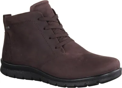 A single brown boot is shown against a white background.