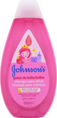 Produktbild von Johnson's Kinder Shampoo 500ml Glanzshampoo mit Arganöl für Kinder