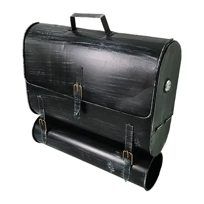 Produktbild von Briefkasten Schultasche mit Zeitungsrolle Stahl lackierte Oberfläche
