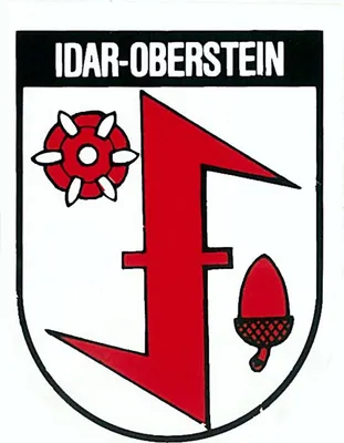 Produktbild von Aufkleber Wappen Idar-Oberstein 60 x 45 mm