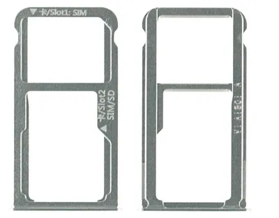 Produktbild von Huawei Mate 8 Sim Karten Halter Tray Fach, Silber