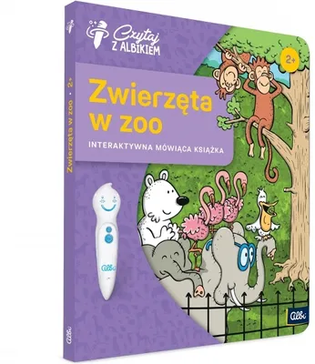 Zdjęcie produktu dla Odkryj fascynujący świat zwierząt w ZOO z Albik Książką! Idealna dla małych odkrywców - prawdziwa przygoda pełna wiedzy i radości!