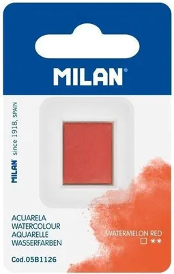 Productafbeelding van Waterverf MILAN, glanzend, kleur: watermeloenrood