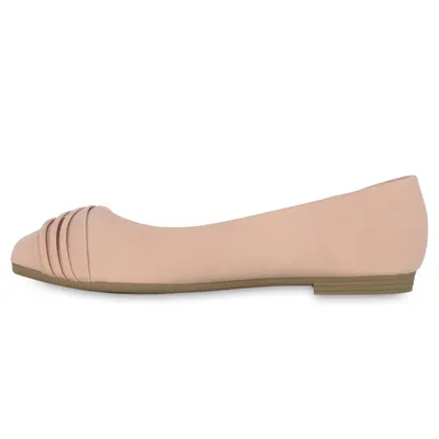 Produktbild von van-hill Klassische Ballerinas Damen Strass Nude 36 Kunstleder ohne Verschluss 841317