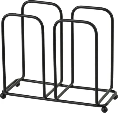 Image de Porte-serviettes en métal Modern Kitchen Modern Kitchen 14,5 x 6,5 x H 12 cm Noir mat 1 pièce