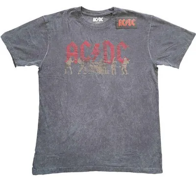 Obrázok produktu pre AC/DC Vintage Silhouettes Charcoal Grey L Tričko