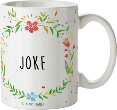 Produktbild von Mr. & Mrs. Panda Tasse Joke - Geschenk, haferl, Teetasse, Pott, schöne, Kaffeetasse