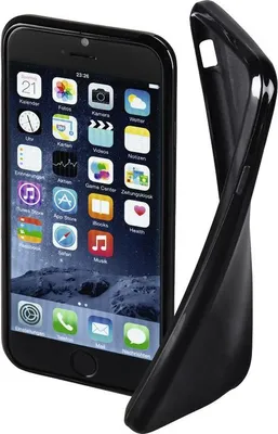 Produktbild von Hama Crystal, Cover, Apple, iPhone 6/6s, Schwarz