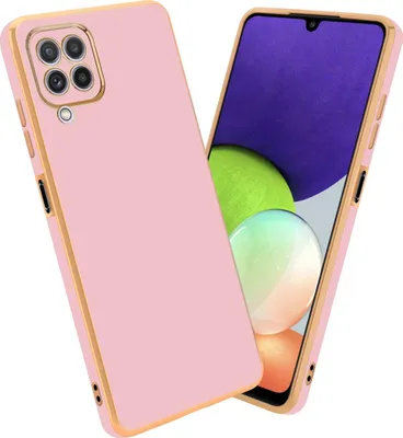 Image de Cadorabo Housse de protection pour Samsung Galaxy M22 / M32 4G Housse en rose Housse de téléphone portable TPU silicone Protection pour appareil photo Etui Case