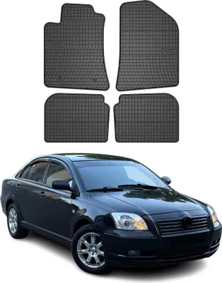 Immagine prodotto di 2003-2009 Toyota Avensis tappetini in gomma nera 4 pz