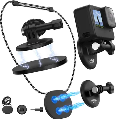 Obrázok produktu pre Magnetický popruh na krk pre akčnú kameru, vlogový držiak na selfie pre Gopro/Insta 360/Pocket/Action Osmo