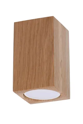 Zdjęcie produktu dla Reflektor spot KEKE ciemne drewno 1xGU10x40W drewno wym:10x6x6cm IP20 Sollux Lighting