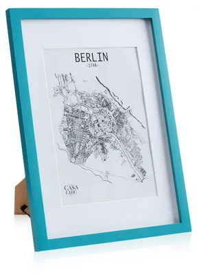 Image de Casa Chic Cadre Photo Carré, Cadre Photo en Bois de 45x32 cm, Cadres Photo A3, Porte Photo Mural, Cadre Decoration Murale Pele Mele, Affichage Vertical/Horizontal, Protection Verre et Passe Partout