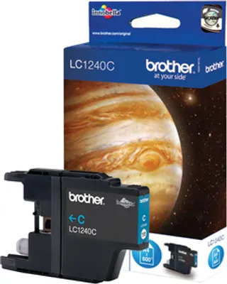Produktbild von Brother LC1240C, Cyan, 1 Stück(e), 600 Seiten, Einzelpackung