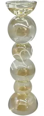 Immagine prodotto di Candeliere ALOUETTE, diametro 12x38 cm, finitura dorata