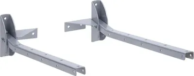 Obrázek produktu pro Sauvic skládací šňůra na prádlo na zeď Silver Silver One Size