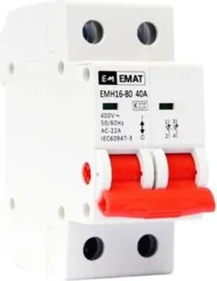 Produktbild von EMAT Hauptschalter 2-polig 40A (85005000)