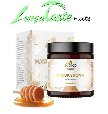 Produktbild von Bedrop LIMITIERTE EDITION Manuka Honig 140g mit MGO 1000+