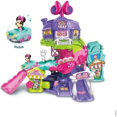 Zdjęcie produktu dla VTech Tut Tut Bolides Le Monde Enchanté De Minnie (+ Cabriolet Magique De Minnie), 1 lat(a), Wymagane baterie, AAA, Wielobarwny