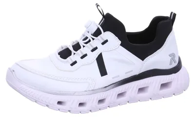 Produktbild von Rieker Damen Sneaker Schlupfschuh Gummizug gepolstert Memosoft M6062, Größe:40 EU, Farbe:Weiß