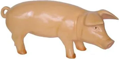 Obrázok produktu pre Abstraktná moderná krásna plastická socha, postava prasiatka výška 58 cm.