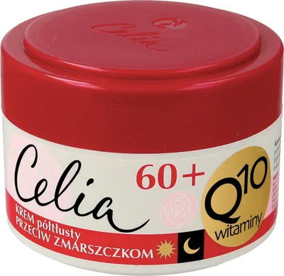 Produktbild von CELIA Q10 Vitamine 60+ Halbfett-Anti-Falten-Creme mit Kollagen für Tag und Nacht 50ml