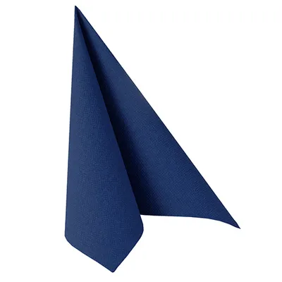Produktbild von Papstar Servietten "ROYAL Collection" 1/4-Falz 40 cm x 40 cm dunkelblau, 8 x 20 Stück