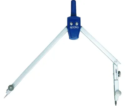 Zdjęcie produktu dla Kružítko kovové Spoko S0514, 14 cm, 1 kloub, 1 tuha, modré