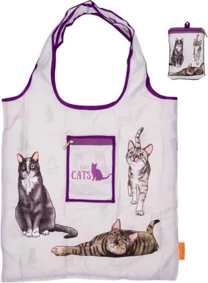 Produktbild von Die Spiegelburg, Coppenrath Verlag, Faltshopper - Einkaufstasche, 23746, I love Cats, Katzen, Katze