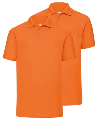 Produktbild von Doppelpack Fruit of the Loom 65/35 Polo + GRATIS MyShirt Stoffbeutel