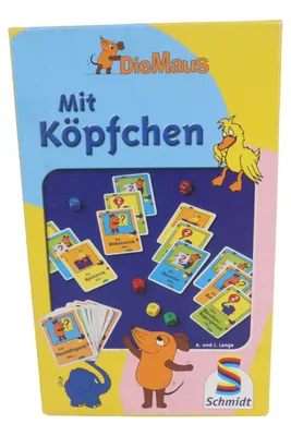 Produktbild von Schmidt Spiele - Die Sendung mit der Maus, Mit Köpfchen