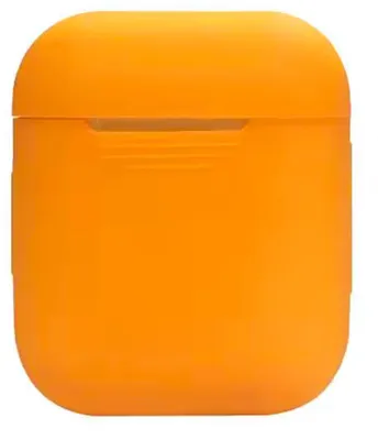 Produktbild von Hülle für AirPods – Hülle passend für AirPods 2 – Silikon-Schutzhülle – Airpods-Hülle – passend für Apple AirPods 2 – Orange/Gelb – CHPN