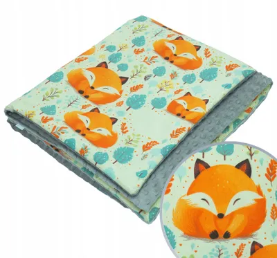 Produktbild von Kerstin Minky Decke 75x100 cm für Babys und Kinder