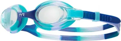 Produktbild von Tyr Swimple Tie Dye Kinderschwimmbrille Blau  Jungen,Mädchen Blau One Size