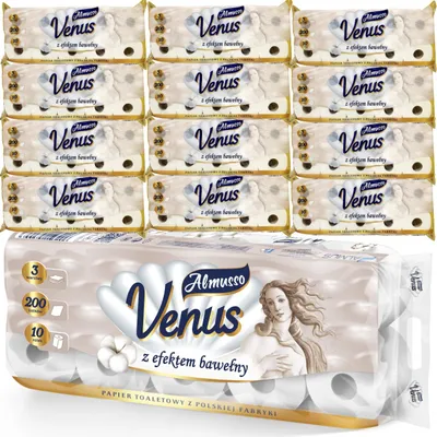 Obrázek produktu pro Sada 12× toaletní papír Almusso Venus, 10 rolí, 25 m