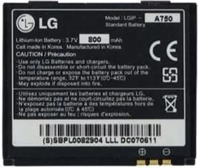 Produktbild von Original LGIP-A750 Akku für LG KB6100 KE820 KE850 KG99 Prada SBPL0082904