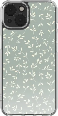 Produktbild von imoshion Design Hülle iPhone 14 - Smoke Green Flowers