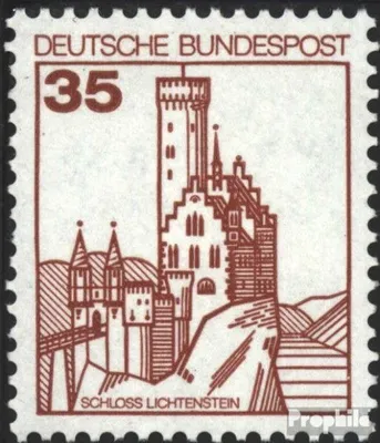 Produktbild von Briefmarken BRD (BR.Deutschland) 1982 Mi 1139A I R mit Zählnummer postfrisch Burgen und Schlösser