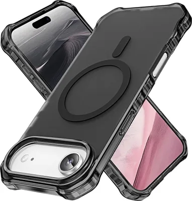 Produktbild von iPhone 17 Hülle - Coverup ShockProof TPU Back Cover - MagSafe Compatible - Schwarz